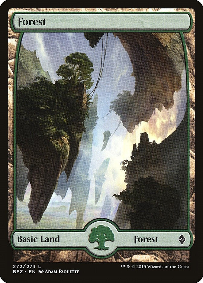 Image for Forest (272) - Full Art (Battle for Zendikar) (272) - Magic: The Gathering