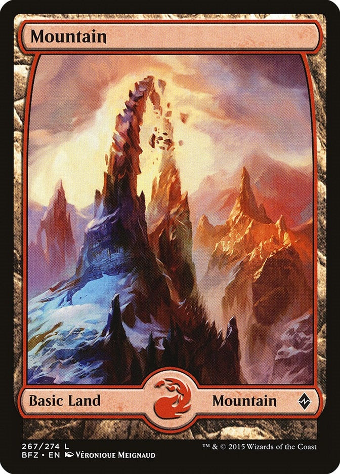 Image for Mountain (267) - Full Art (Battle for Zendikar) (267) - Magic: The Gathering