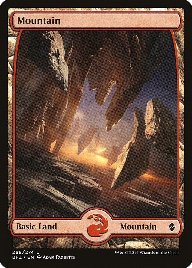 Image for Mountain (268) - Full Art (Battle for Zendikar) (268) - Magic: The Gathering