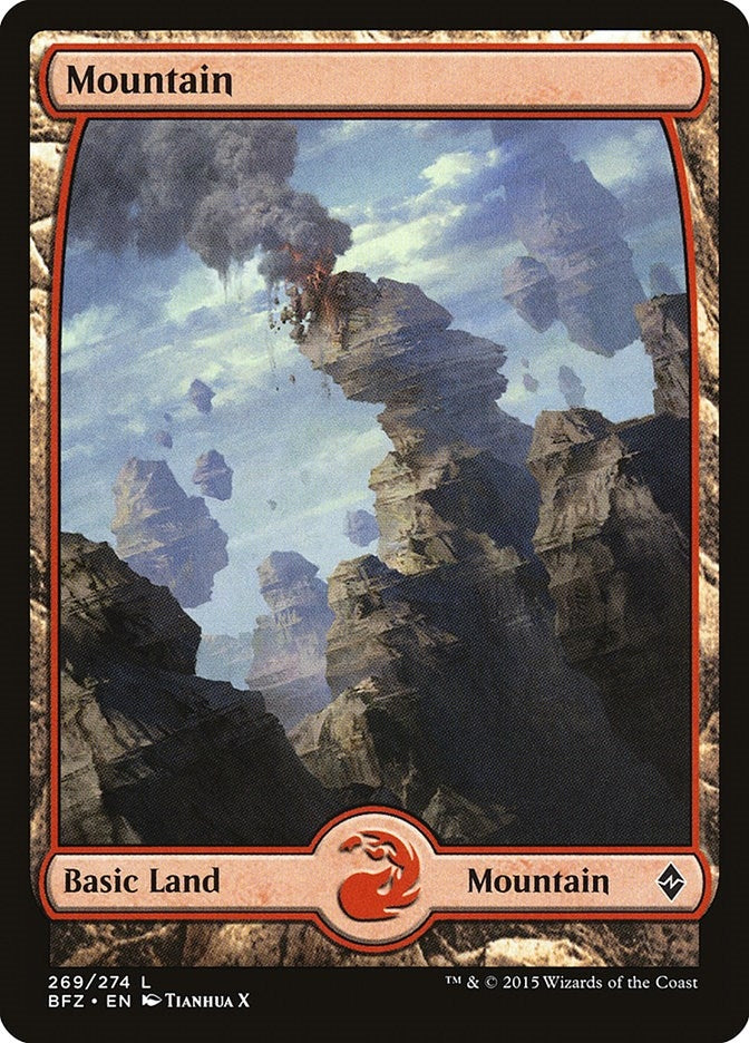 Image for Mountain (269) - Full Art (Battle for Zendikar) (269) - Magic: The Gathering