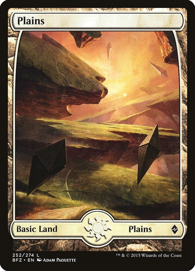 Image for Plains (252) - Full Art (Battle for Zendikar) (252) - Magic: The Gathering