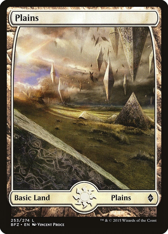 Image for Plains (253) - Full Art (Battle for Zendikar) (253) - Magic: The Gathering