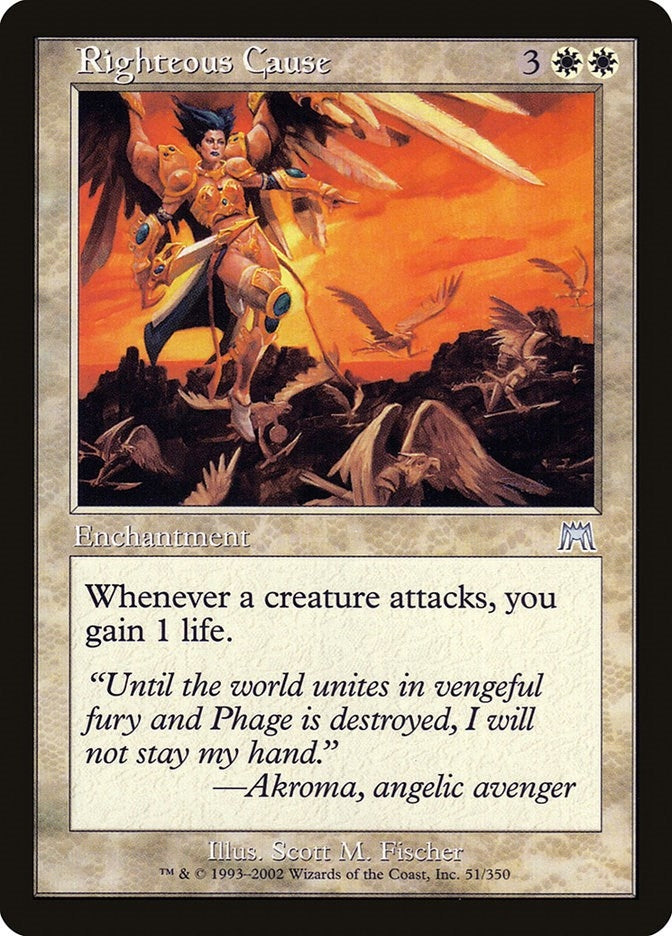 Image for Righteous Cause (Onslaught) (51) - Magic: The Gathering