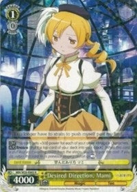 Image for Desired Direction, Mami (Puella Magi Madoka Magica the Movie -Rebellion-) (MM/W35-E005 R) - Weiss Schwarz