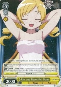 Image for Fair and Beautiful, Mami (Puella Magi Madoka Magica the Movie -Rebellion-) (MM/W35-E015 C) - Weiss Schwarz