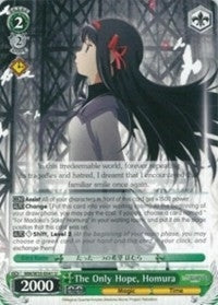 Image for The Only Hope, Homura (Puella Magi Madoka Magica the Movie -Rebellion-) (MM/W35-E041 U) - Weiss Schwarz