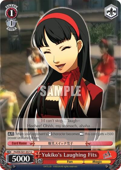 Image for Yukiko's Laughing Fits (Persona 4 ver.E) (P4/EN-S01-057 U) - Weiss Schwarz