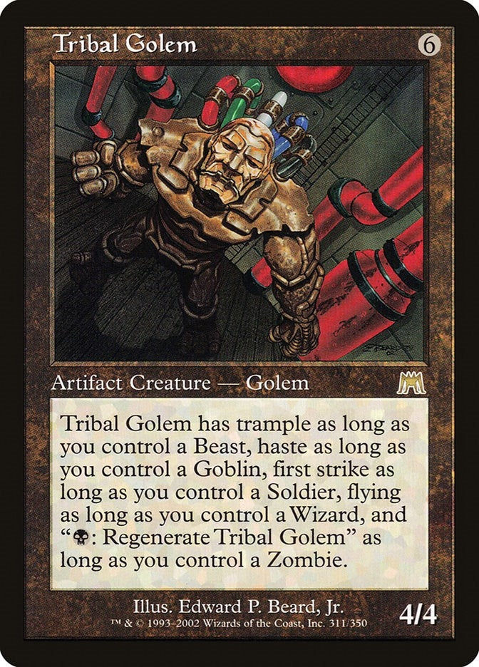 Image for Tribal Golem (Onslaught) (311) - Magic: The Gathering