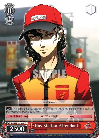 Image for Gas Station Attendant (Persona 4 ver.E) (P4/EN-S01-062 C) - Weiss Schwarz