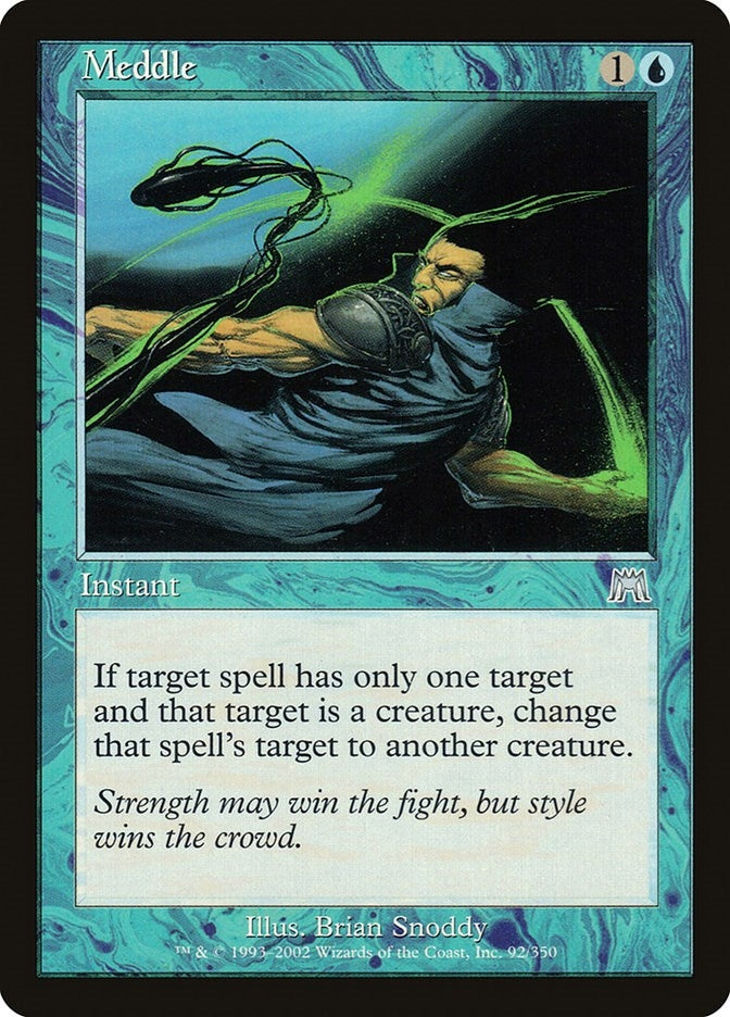 Image for Meddle (Onslaught) (92) - Magic: The Gathering