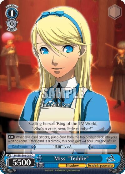 Image for Miss "Teddie" (Persona 4 ver.E) (P4/EN-S01-089 C) - Weiss Schwarz