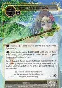 Image for Horn of Sacred Beasts (The Seven Kings of the Lands) (SKL-099) - Force of Will