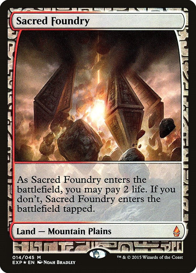 Image for Sacred Foundry (Zendikar Expeditions) (14) - Magic: The Gathering