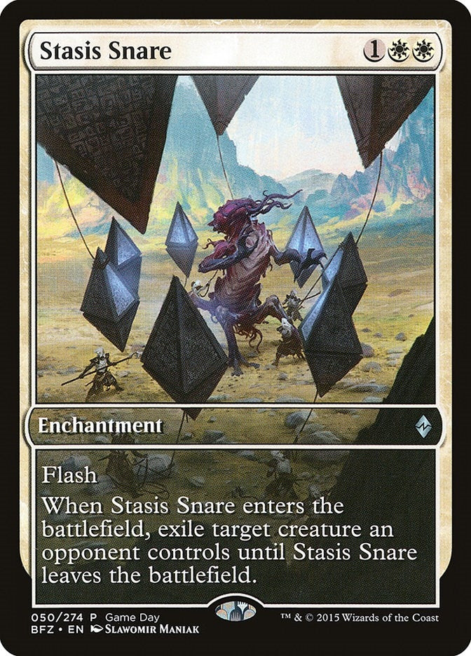 Image for Stasis Snare (Game Day & Store Championship Promos) (50) - Magic: The Gathering