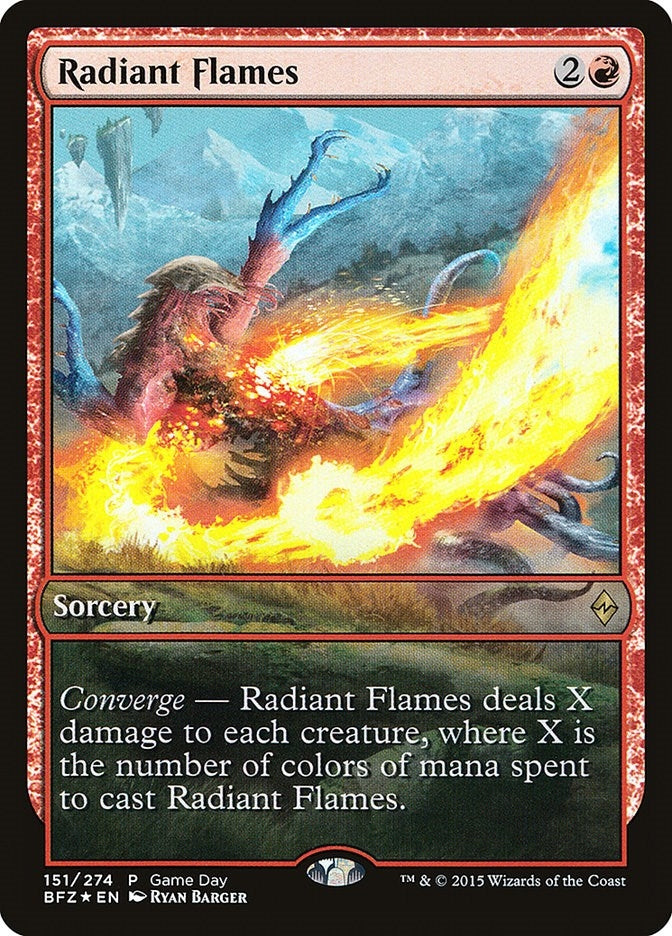 Image for Radiant Flames (Game Day & Store Championship Promos) (151) - Magic: The Gathering