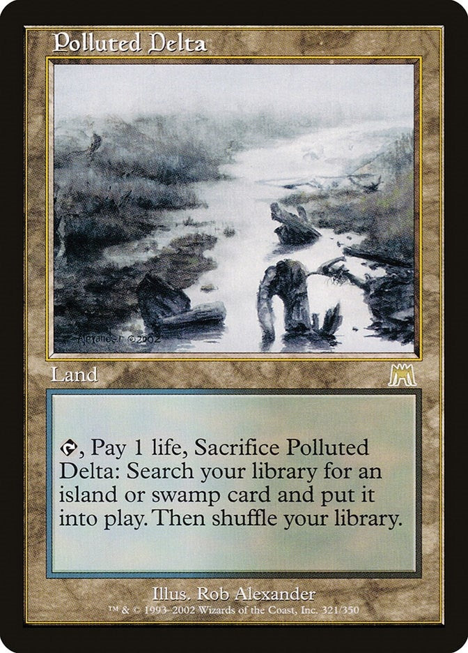 Image for Polluted Delta (Onslaught) (321) - Magic: The Gathering