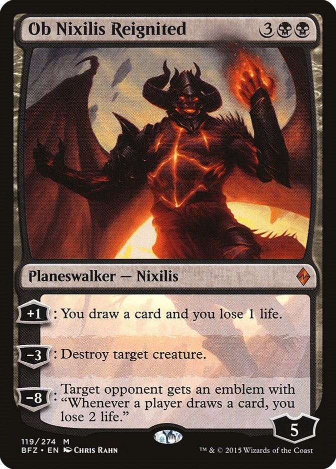 Image for Ob Nixilis Reignited (Battle for Zendikar) (119) - Magic: The Gathering