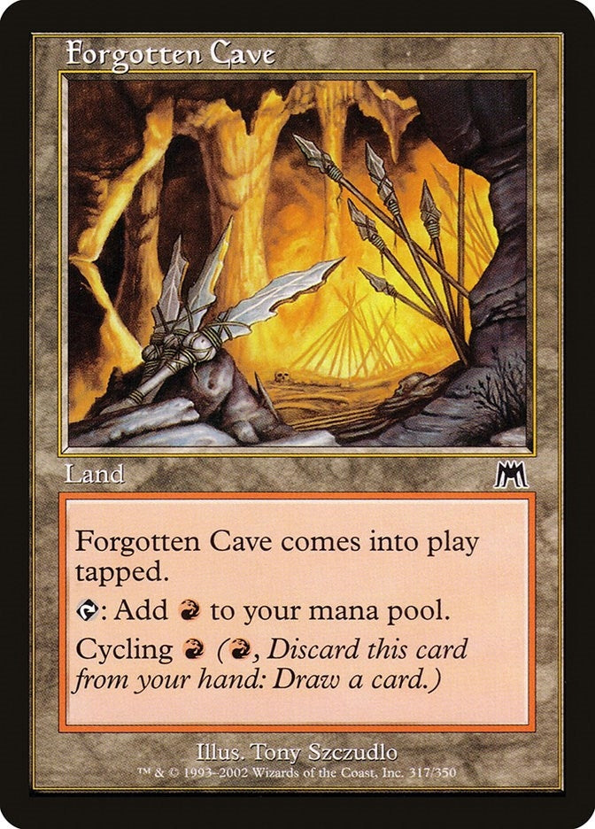 Image for Forgotten Cave (Onslaught) (317) - Magic: The Gathering