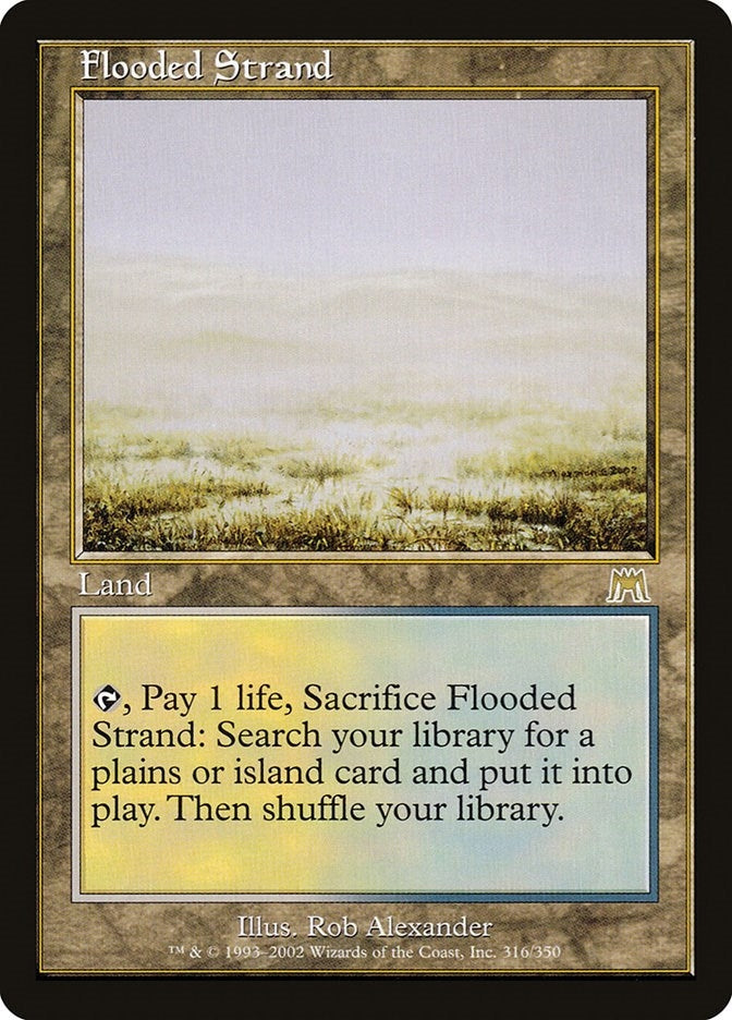 Image for Flooded Strand (Onslaught) (316) - Magic: The Gathering