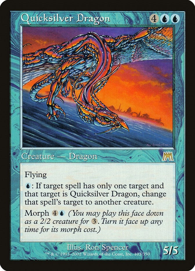 Image for Quicksilver Dragon (Onslaught) (103) - Magic: The Gathering