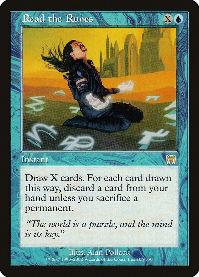 Image for Read the Runes (Onslaught) (104) - Magic: The Gathering