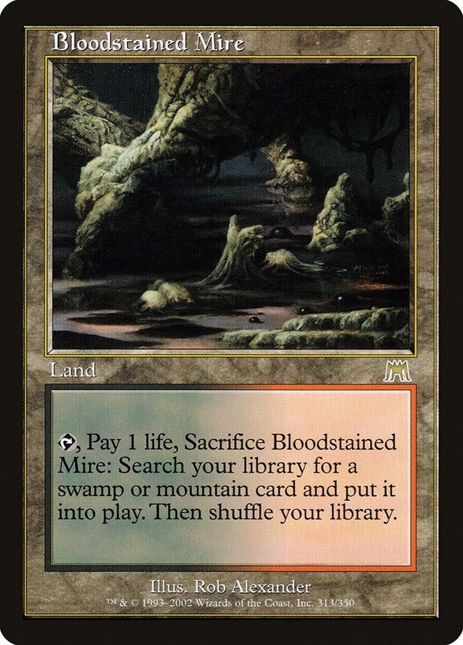 Image for Bloodstained Mire (Onslaught) (313) - Magic: The Gathering
