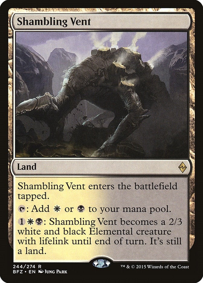 Image for Shambling Vent (Battle for Zendikar) (244) - Magic: The Gathering