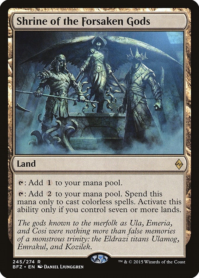 Image for Shrine of the Forsaken Gods (Battle for Zendikar) (245) - Magic: The Gathering