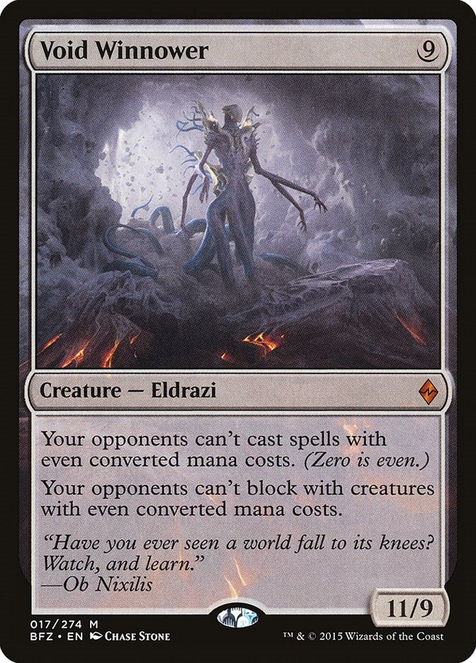 Image for Void Winnower (Battle for Zendikar) (17) - Magic: The Gathering