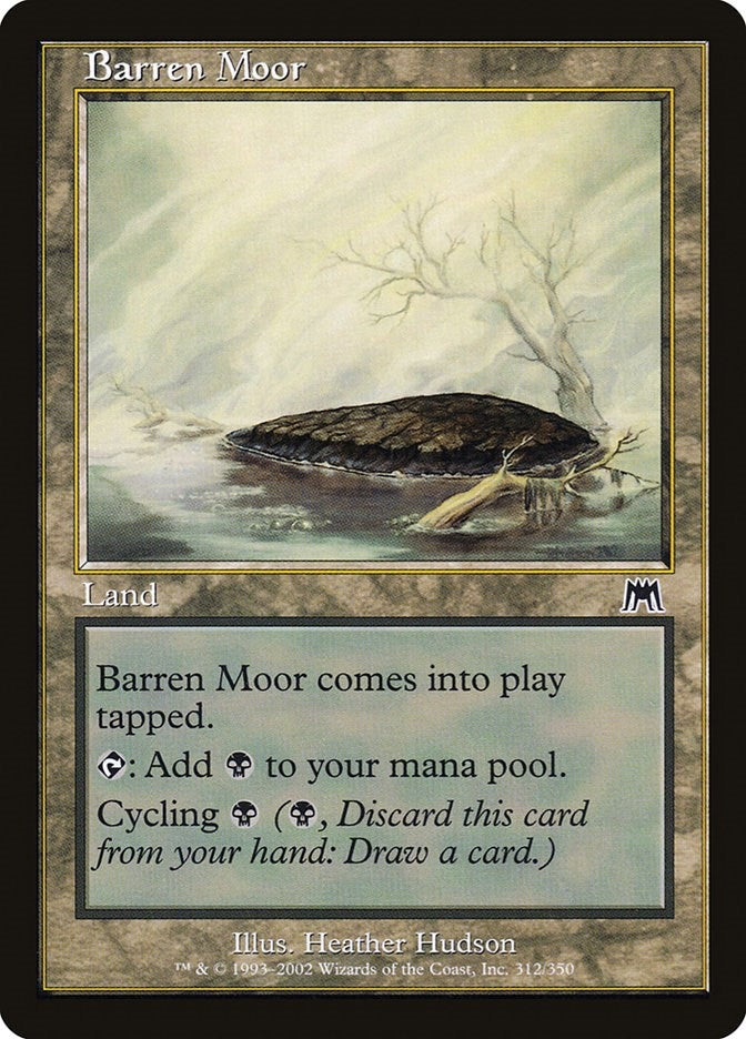 Image for Barren Moor (Onslaught) (312) - Magic: The Gathering