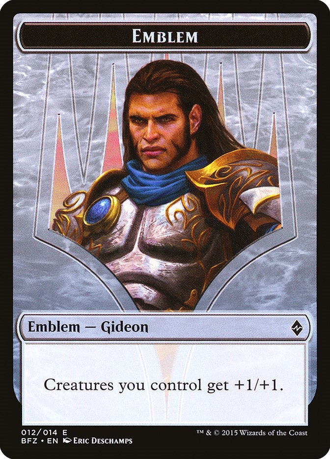 Image for Emblem - Gideon, Ally of Zendikar (Battle for Zendikar) (12) - Magic: The Gathering