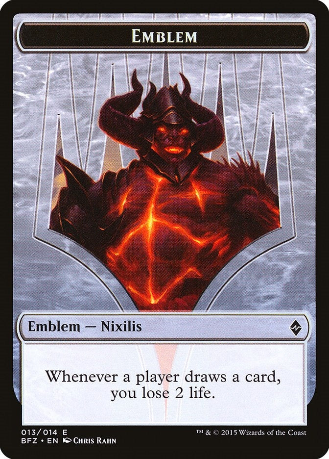 Image for Emblem - Ob Nixilis Reignited (Battle for Zendikar) (13) - Magic: The Gathering