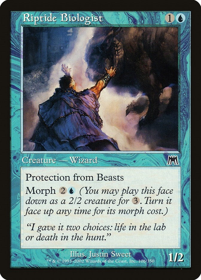 Image for Riptide Biologist (Onslaught) (106) - Magic: The Gathering