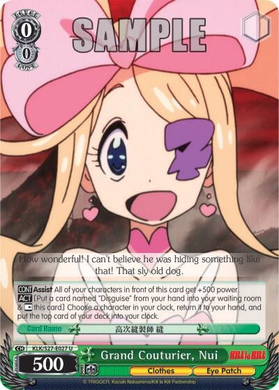 Image for Grand Couturier, Nui (KILL la KILL) (KLK/S27-E027 U) - Weiss Schwarz