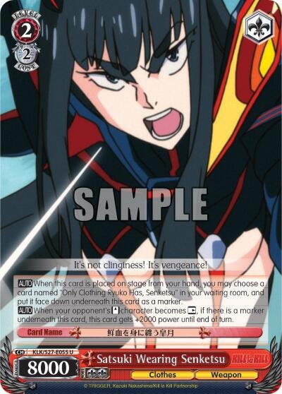 Image for Satsuki Wearing Senketsu (KILL la KILL) (KLK/S27-E055 U) - Weiss Schwarz