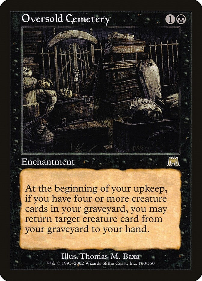 Image for Oversold Cemetery (Onslaught) (160) - Magic: The Gathering