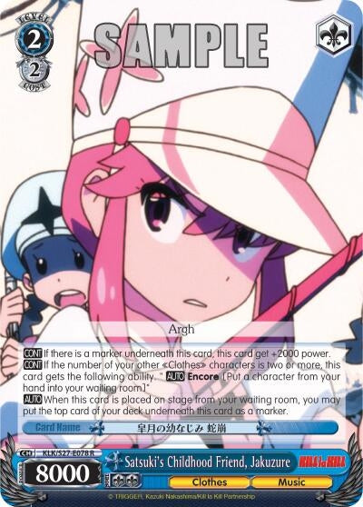 Image for Satsuki's Childhood Friend, Jakuzure (KILL la KILL) (KLK/S27-E078 R) - Weiss Schwarz