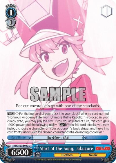 Image for Start of the Song, Jakuzure (KILL la KILL) (KLK/S27-E082 U) - Weiss Schwarz