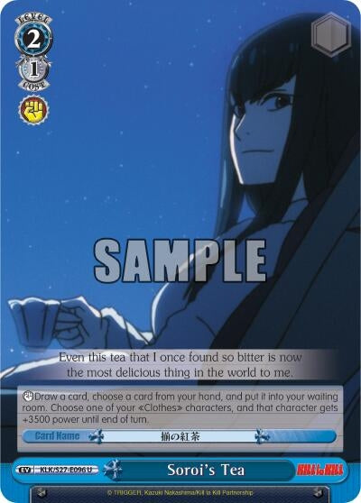 Image for Soroi's Tea (KILL la KILL) (KLK/S27-E096 U) - Weiss Schwarz