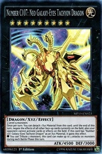 Image for Number C107: Neo Galaxy-Eyes Tachyon Dragon (2015 Mega-Tins Mega Pack) (MP15-EN023) - YuGiOh