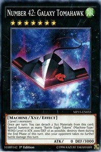 Image for Number 42: Galaxy Tomahawk (2015 Mega-Tins Mega Pack) (MP15-EN055) - YuGiOh
