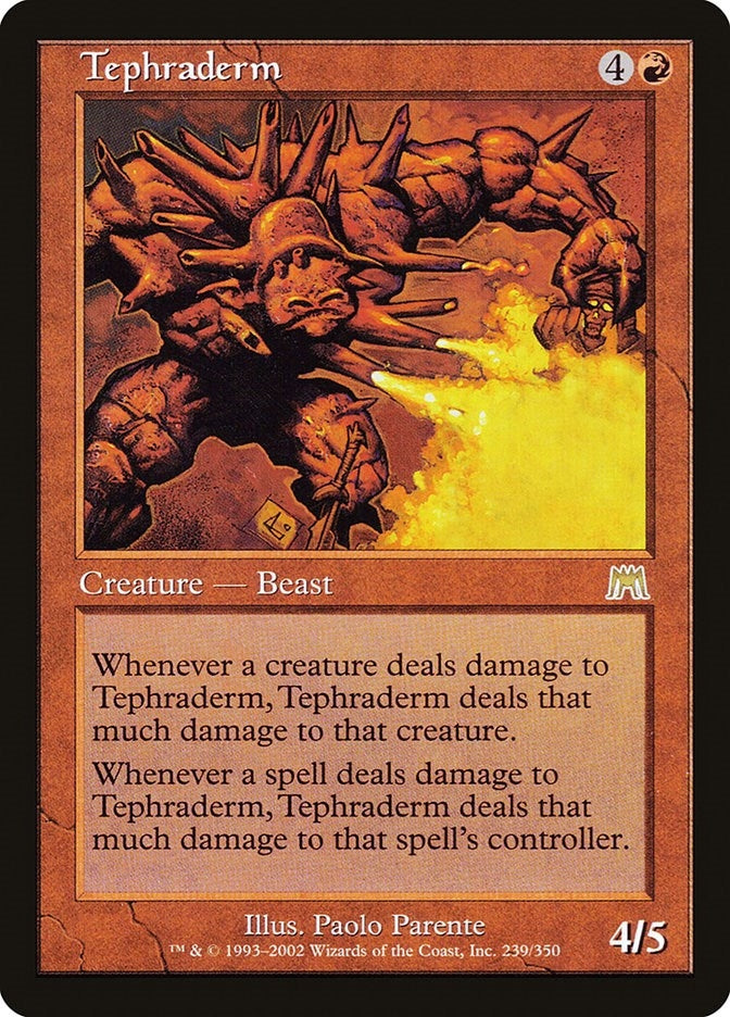 Image for Tephraderm (Onslaught) (239) - Magic: The Gathering