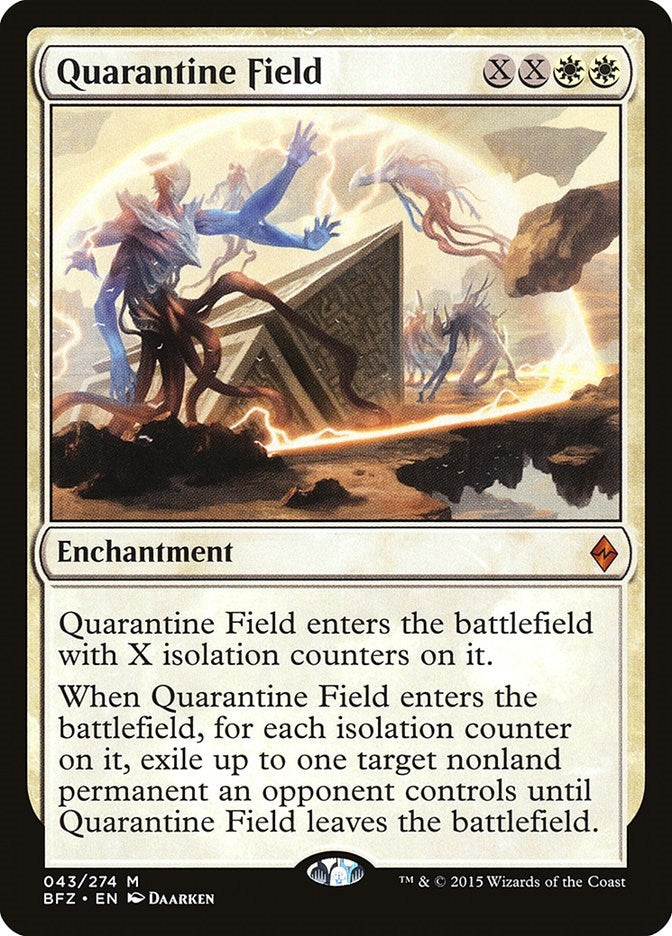 Image for Quarantine Field (Battle for Zendikar) (43) - Magic: The Gathering