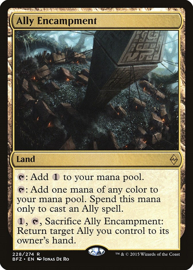 Image for Ally Encampment (Battle for Zendikar) (228) - Magic: The Gathering