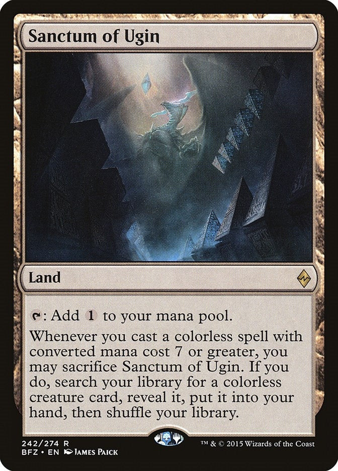 Image for Sanctum of Ugin (Battle for Zendikar) (242) - Magic: The Gathering