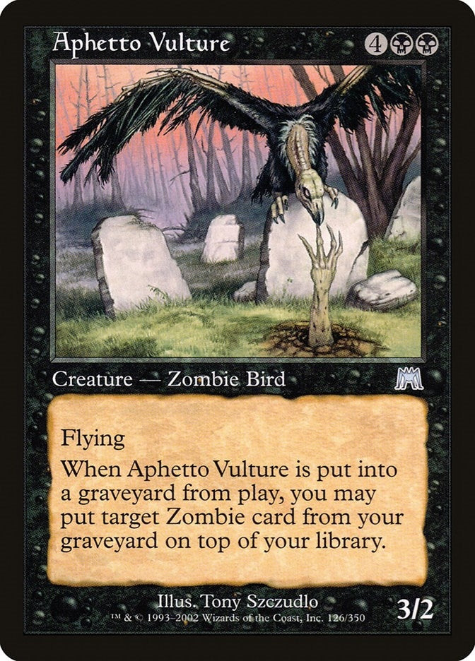 Image for Aphetto Vulture (Onslaught) (126) - Magic: The Gathering