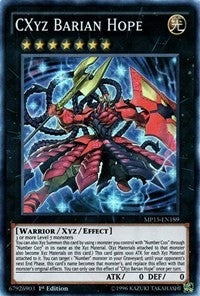 Image for CXyz Barian Hope (2015 Mega-Tins Mega Pack) (MP15-EN189) - YuGiOh