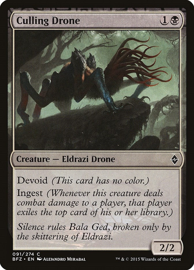 Image for Culling Drone (Battle for Zendikar) (91) - Magic: The Gathering