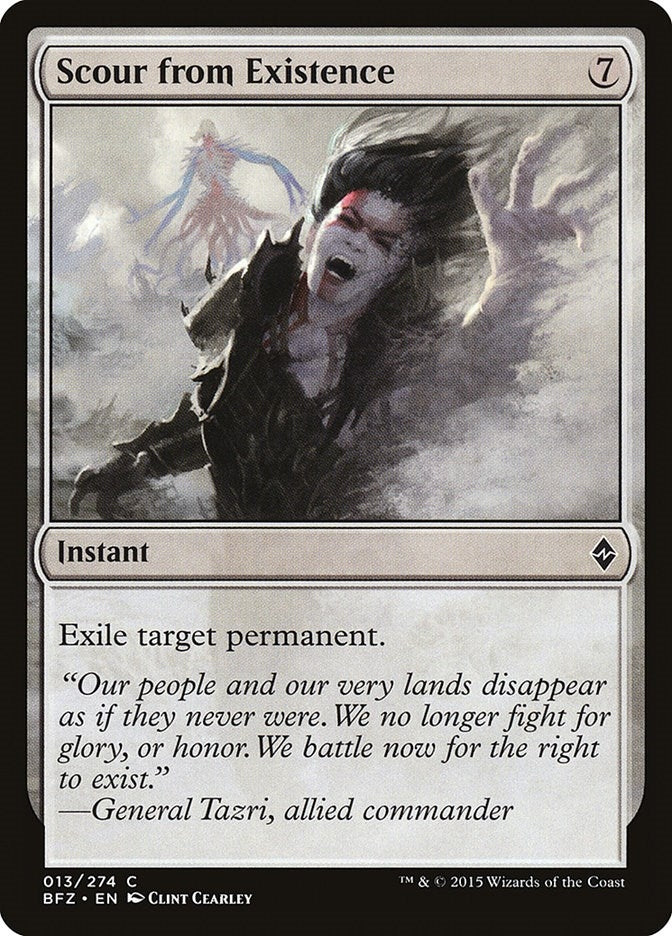 Image for Scour from Existence (Battle for Zendikar) (13) - Magic: The Gathering