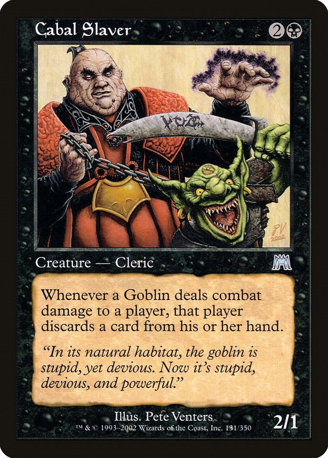 Image for Cabal Slaver (Onslaught) (131) - Magic: The Gathering